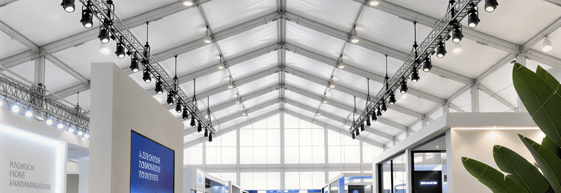 Exhibition Tent Roof Covers: How to Choose Between Translucent and Blackout PVC Fabrics