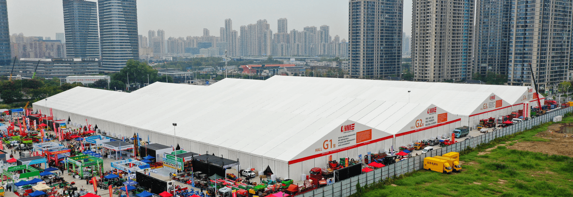 Large-scale Exhibition Tent Project for the Wuhan Agricultural Machinery Exhibition