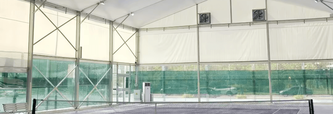 Indoor Tennis Court Construction | Modular All-Weather Tennis Court Tent
